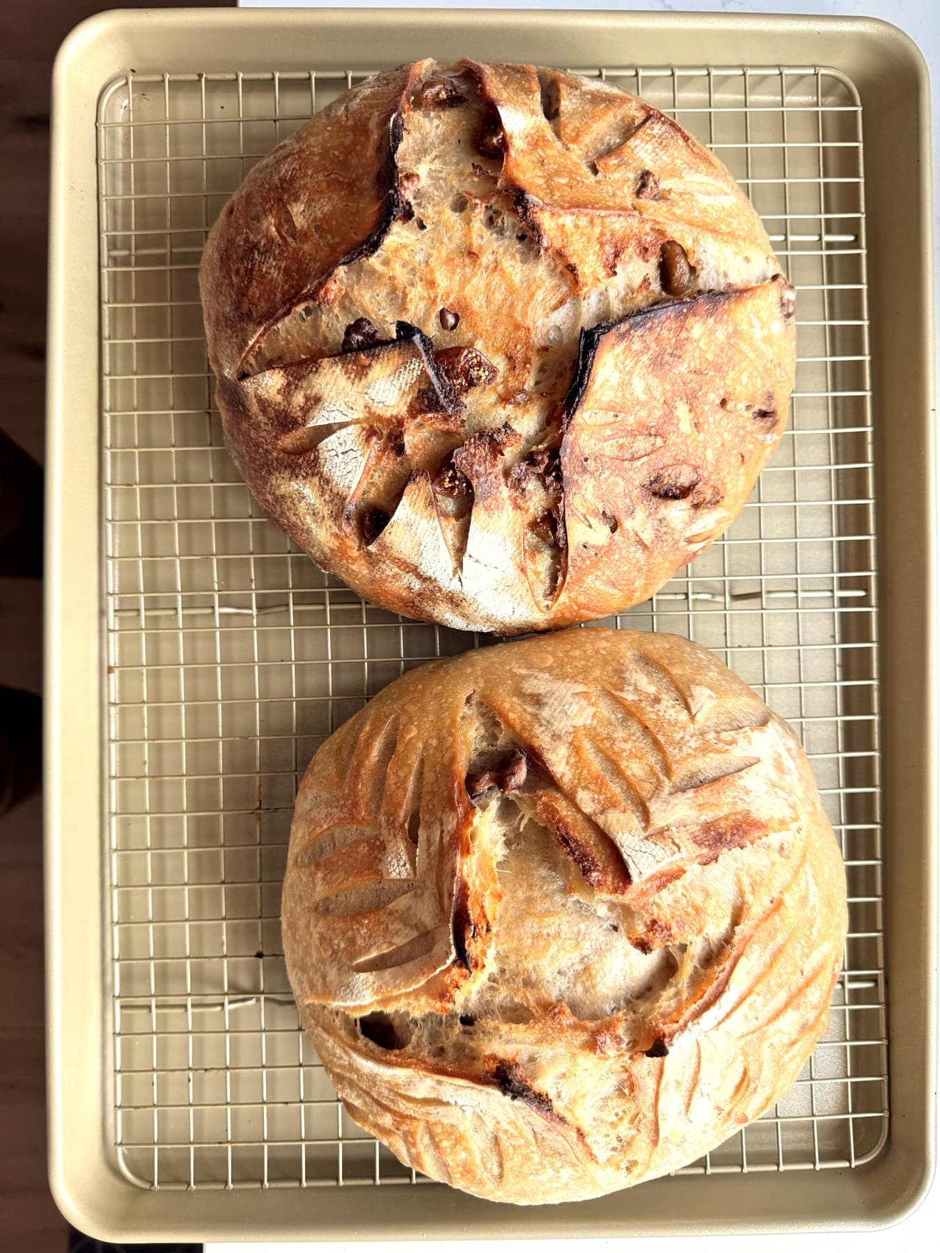 Fig and Walnut Sourdough