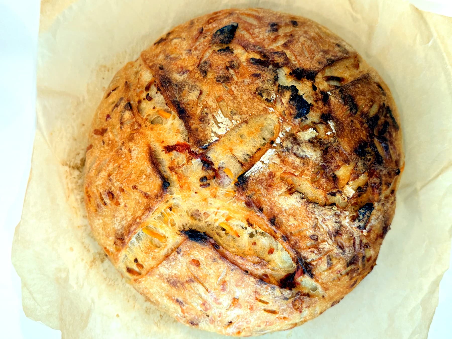 Sun-Dried Tomato & Cheddar Sourdough