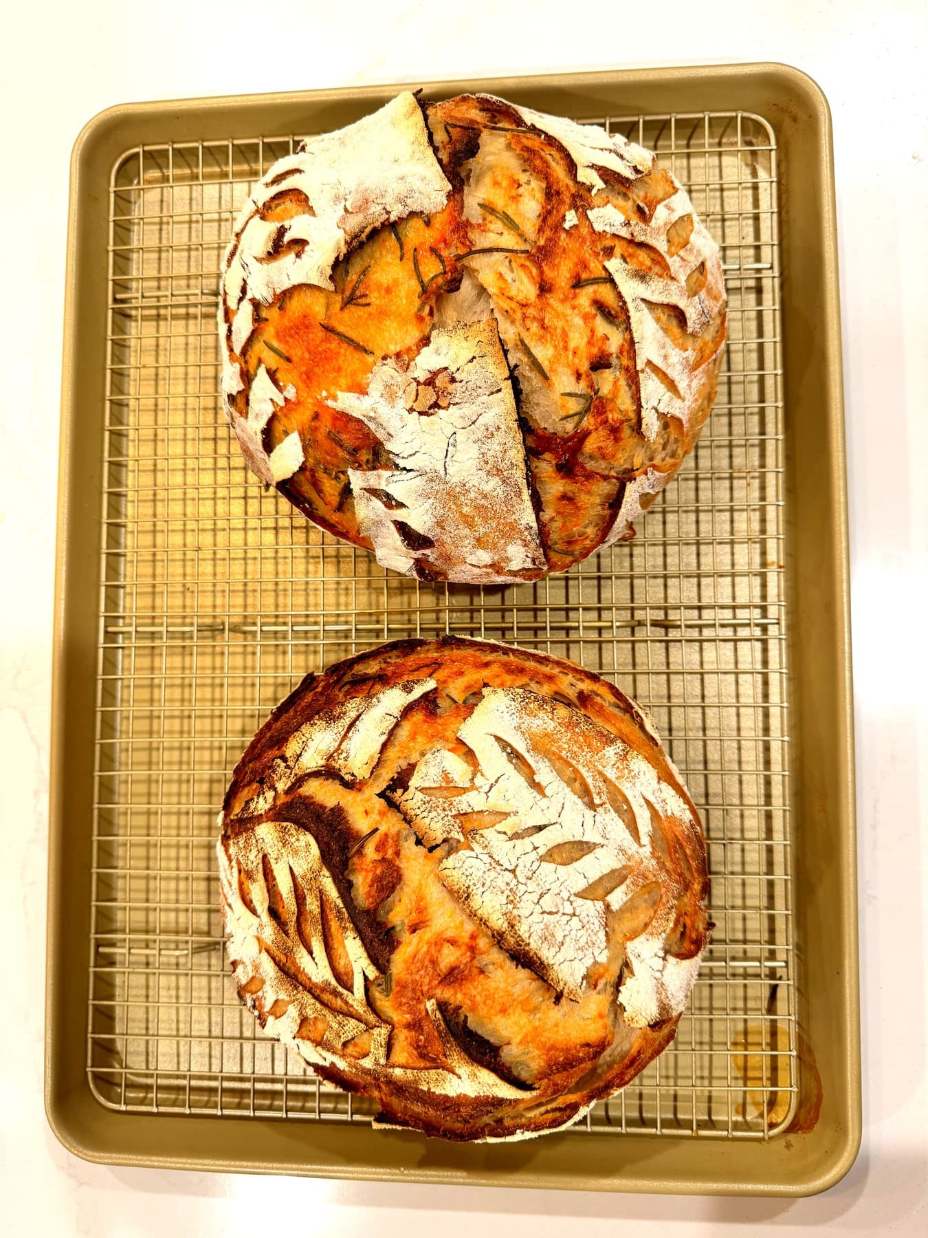 Parmesan rosemary sourdough