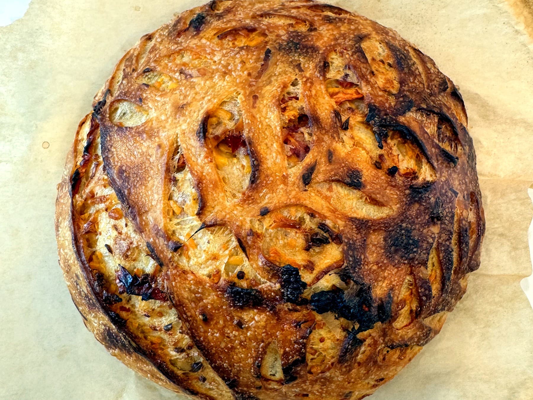 Sun-Dried Tomato & Cheddar Sourdough